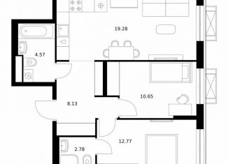 Продам 2-комнатную квартиру, 58.2 м2, Улан-Удэ, улица Шмидта, 37А