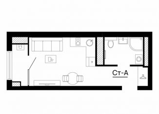 Квартира на продажу студия, 24 м2, Астрахань, Кировский район