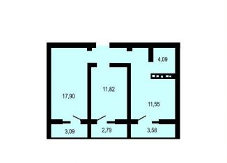 Продажа двухкомнатной квартиры, 58.4 м2, Оренбург, улица Фронтовиков, 10/4, Дзержинский район