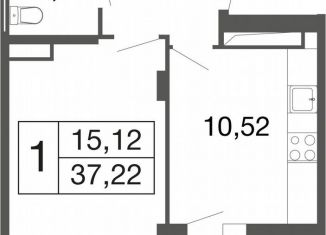 Продается 1-ком. квартира, 37.2 м2, Апрелевка, жилой комплекс Времена Года, к11