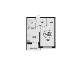 Продажа 1-комнатной квартиры, 37.4 м2, Краснодар, Прикубанский округ, Российская улица, 257/7