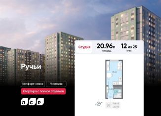 Продажа квартиры студии, 21 м2, Санкт-Петербург, метро Гражданский проспект