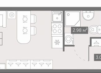 Продается квартира студия, 19.8 м2, Санкт-Петербург, метро Проспект Большевиков