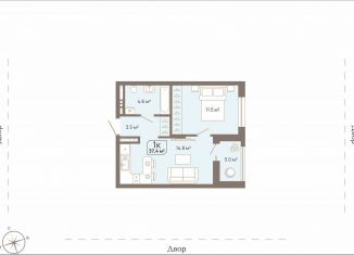 Продаю 1-ком. квартиру, 37.4 м2, Тюменская область, Заполярная улица, 3к1