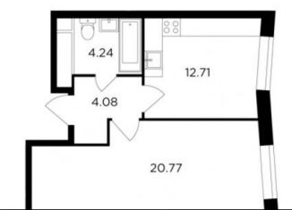 Продается однокомнатная квартира, 41.8 м2, Москва, 2-й переулок Петра Алексеева, 5, Можайский район
