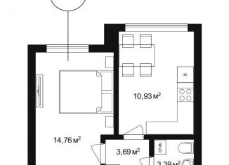 Продам 1-комнатную квартиру, 33 м2, деревня Бакеево, жилой комплекс Бакеево Парк, к3