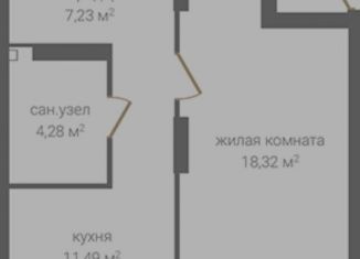 Продажа однокомнатной квартиры, 44.5 м2, Нижний Новгород, метро Двигатель Революции