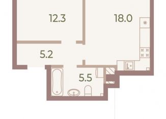 Продажа 1-комнатной квартиры, 41 м2, Санкт-Петербург, метро Крестовский остров