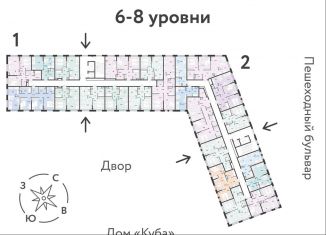 Продам 4-ком. квартиру, 76.4 м2, Тюмень, ЖК Колумб