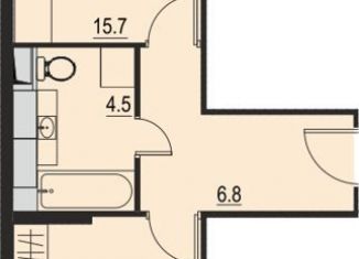 Продажа однокомнатной квартиры, 49 м2, Королёв, ЖК Ривер Парк