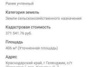 Земельный участок на продажу, 4 сот., садовое товарищество Строитель, Капустный переулок, 7