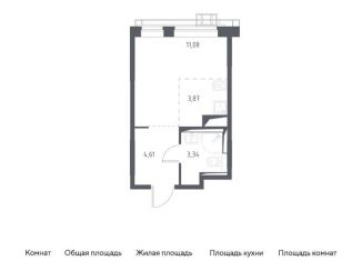 Продается квартира студия, 22.9 м2, поселение Кокошкино