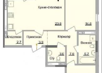 Продажа трехкомнатной квартиры, 77.2 м2, Ижевск, улица Орджоникидзе, 34, ЖК Новый Карлутский