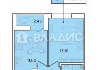 Однокомнатная квартира на продажу, 32.2 м2, Санкт-Петербург, ЖК Форест Аквилон, Планерная улица, 87к1