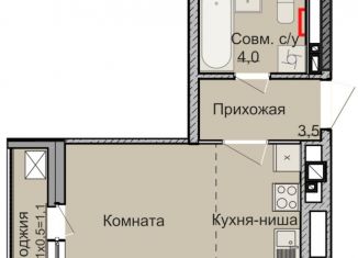 Продается квартира студия, 23.3 м2, Ижевск, Ленинский район