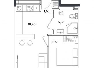 Продажа 2-ком. квартиры, 34.7 м2, Москва, Окружной проезд, 10Г, станция Измайлово