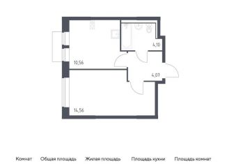 Продажа 1-ком. квартиры, 33.3 м2, Московская область