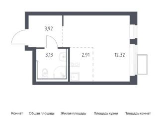 Продается квартира студия, 22.3 м2, Москва, жилой комплекс Квартал Западный, к2