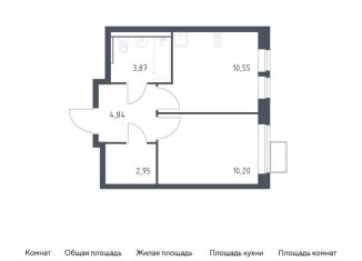 Продается однокомнатная квартира, 32.4 м2, посёлок Жилино-1, жилой комплекс Егорово Парк, к3.2, ЖК Егорово Парк