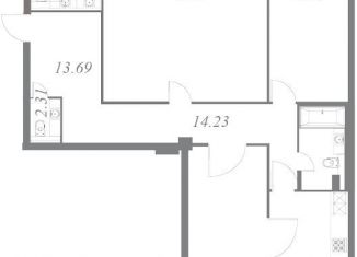 Продам трехкомнатную квартиру, 143.6 м2, Санкт-Петербург, Петровский проспект, 11к3, ЖК Нева Хаус