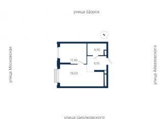 Продаю 1-комнатную квартиру, 40 м2, Свердловская область