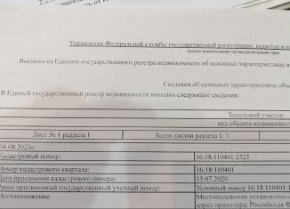 Участок на продажу, 15 сот., поселок Луговой, Центральная улица, 73