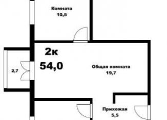 Продажа 2-комнатной квартиры, 54 м2, Барнаул, Змеиногорский тракт, 35А/1, ЖК Барнаульский Лес
