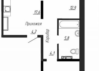 Продажа 2-комнатной квартиры, 63.8 м2, посёлок Тельмана, ЖК Сибирь