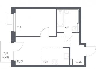 Продажа 2-комнатной квартиры, 37.8 м2, Москва, метро Зябликово