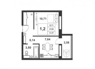 Продам 1-комнатную квартиру, 31.5 м2, Новгородская область, Большая Московская улица, 136