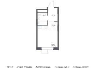 Продажа квартиры студии, 20.8 м2, Балашиха