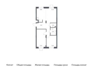 Продается 3-комнатная квартира, 66.6 м2, Люберцы, жилой комплекс Люберцы 2020, к70
