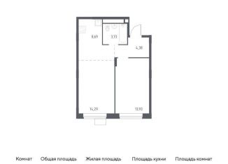 Продам 2-ком. квартиру, 45 м2, Московская область