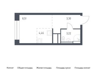 Продается квартира студия, 19.5 м2, Московская область, жилой квартал Новоград Павлино, к8