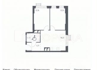 Продаю двухкомнатную квартиру, 51.3 м2, городской округ Красногорск, жилой комплекс Спутник, к13