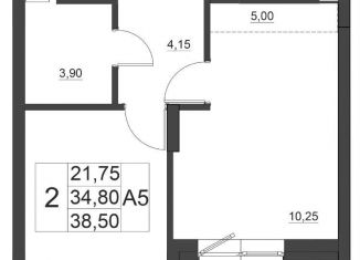 Продается 2-ком. квартира, 38.5 м2, Красноярский край