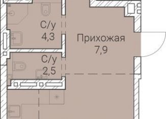 Продажа однокомнатной квартиры, 68.1 м2, Новосибирская область, Овражная улица, 2А