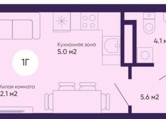 Продам квартиру студию, 29 м2, Екатеринбург, Железнодорожный район