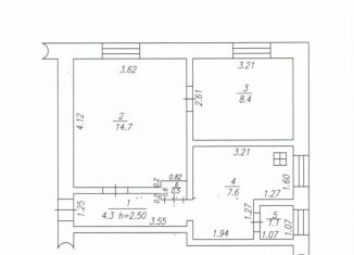 2-ком. квартира на продажу, 36.6 м2, село Мирный, улица Ленина, 8