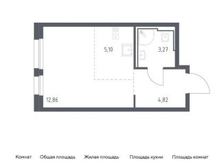 Продаю квартиру студию, 26.1 м2, Москва, ЮАО
