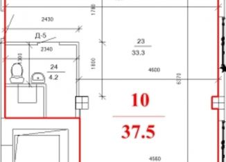 1-ком. квартира на продажу, 37.5 м2, Архангельск, улица Тимме, 30, Октябрьский округ