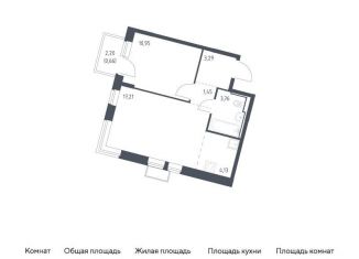 Продажа однокомнатной квартиры, 41.5 м2, Москва, САО