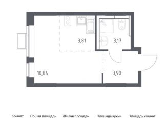 Продаю квартиру студию, 21.7 м2, село Ям, ЖК Прибрежный Парк, жилой комплекс Прибрежный Парк, 9.2