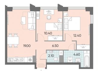 Продам 2-ком. квартиру, 55 м2, Москва, жилой комплекс Обручева 30, к1, ЮЗАО