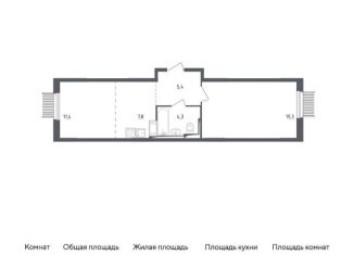 Продажа однокомнатной квартиры, 48.2 м2, Московская область, жилой комплекс Мытищи Парк, к4