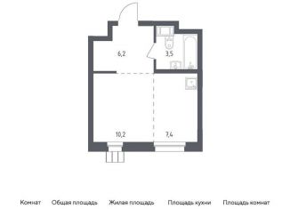 Продаю квартиру студию, 27.3 м2, Московская область, жилой комплекс Люберцы 2020, к70