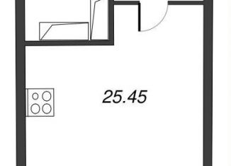 Продажа квартиры студии, 28.6 м2, Мурино, Оборонная улица, 33к2