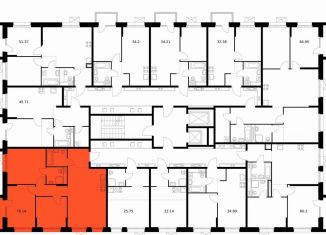 Продаю 3-комнатную квартиру, 78.1 м2, Хабаровский край