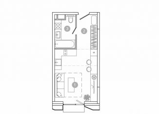 Квартира на продажу студия, 28.4 м2, Москва, ВАО