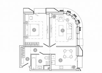 Продается 2-комнатная квартира, 61 м2, Москва, ВАО